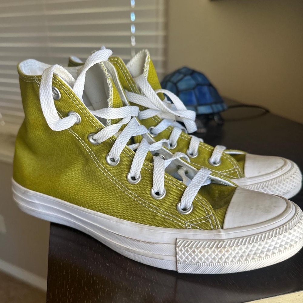 Converse Olive Green High-Top Sneakers